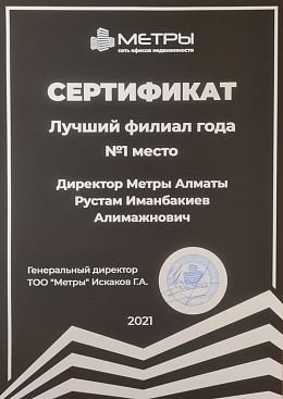 Филиал года.
